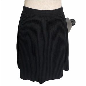 Rebecca Taylor black knife pleated skirt NWOT